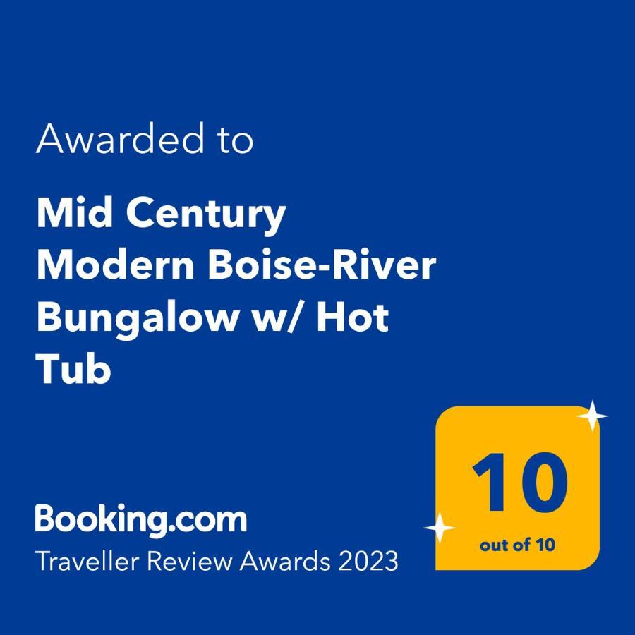 Mid Century Modern Boise-River Bungalow W/ Hot Tub Eksteriør bilde